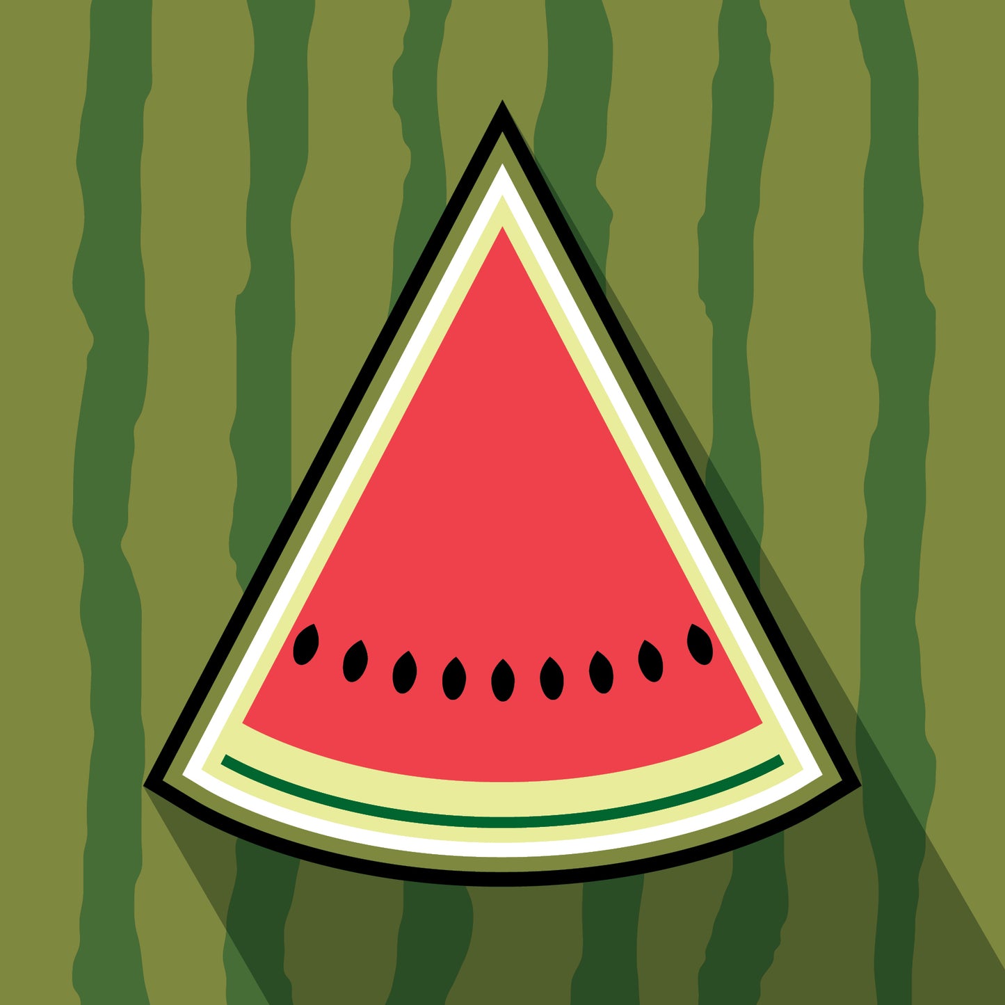 Watermelon Greeting Card