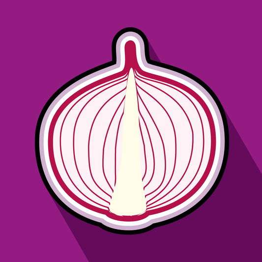 Red Onion Greeting Card