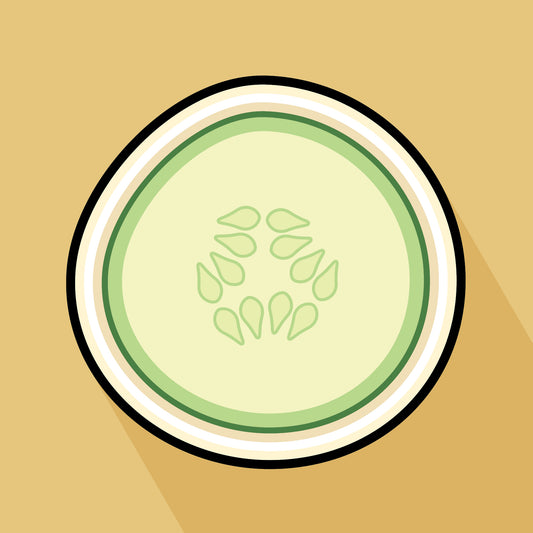 Cucumber Greeting Card