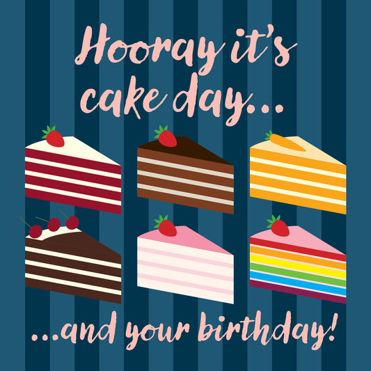 Birthday Cake - Cake Day Greeting Card