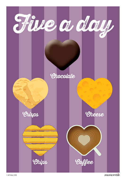Five A Day - 'C' Art Print