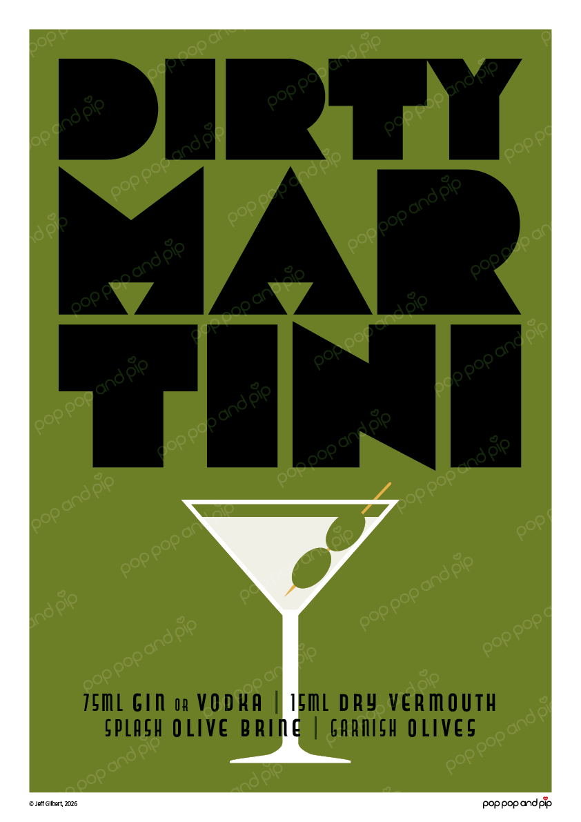 Dirty Martini Poster