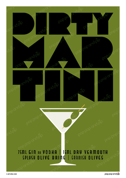 Dirty Martini Poster