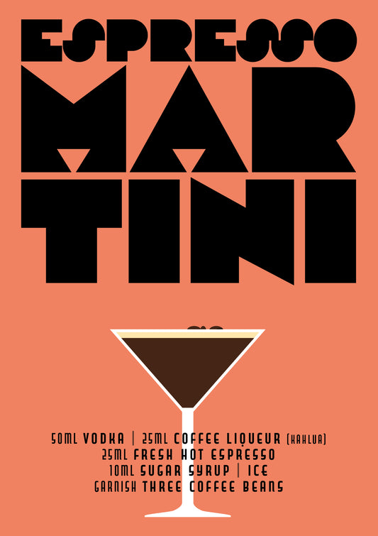 Cocktail - Espresso Martini Greeting Card