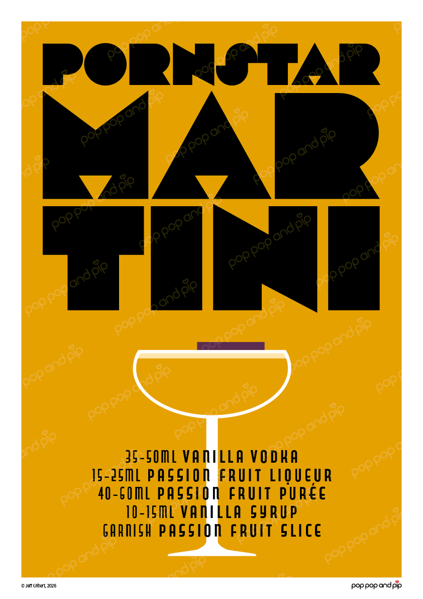 Pornstar Martini Poster
