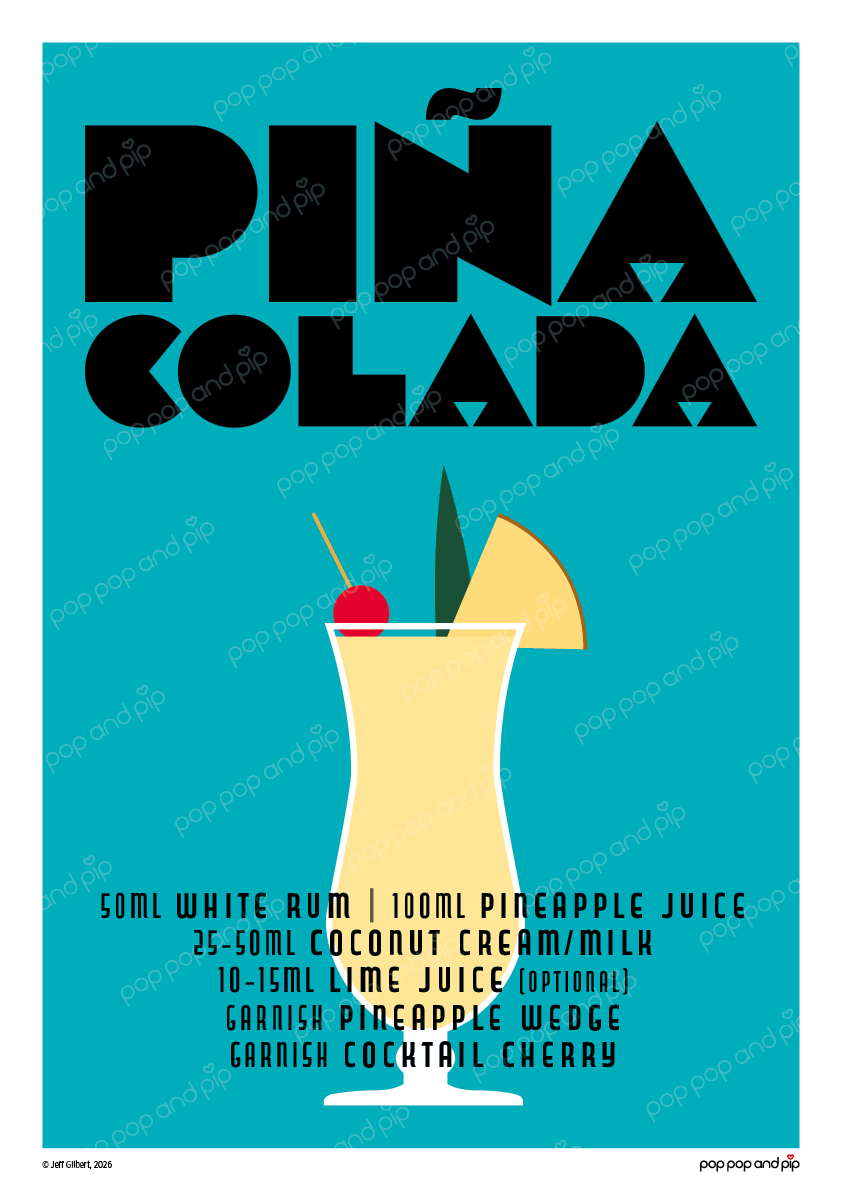 Pina Colada Art Print