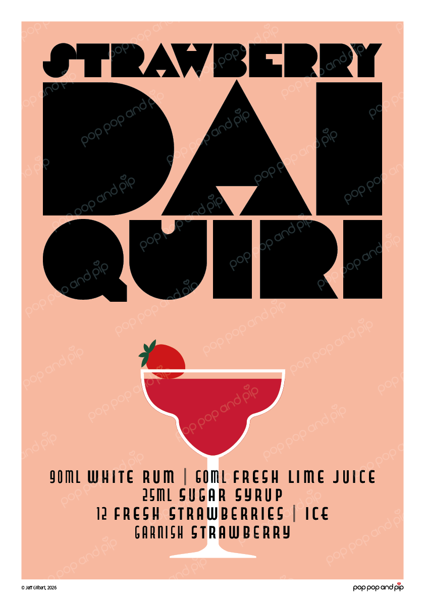 Strawberry Daiquiri Art Print