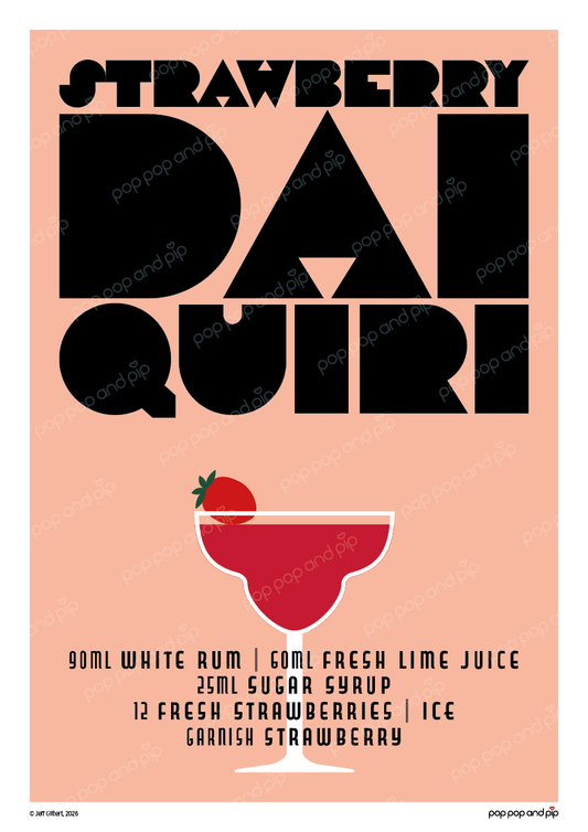 Strawberry Daiquiri Poster