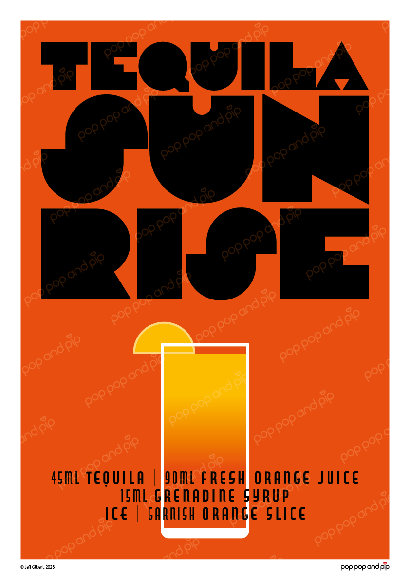 Tequila Sunrise Art Print