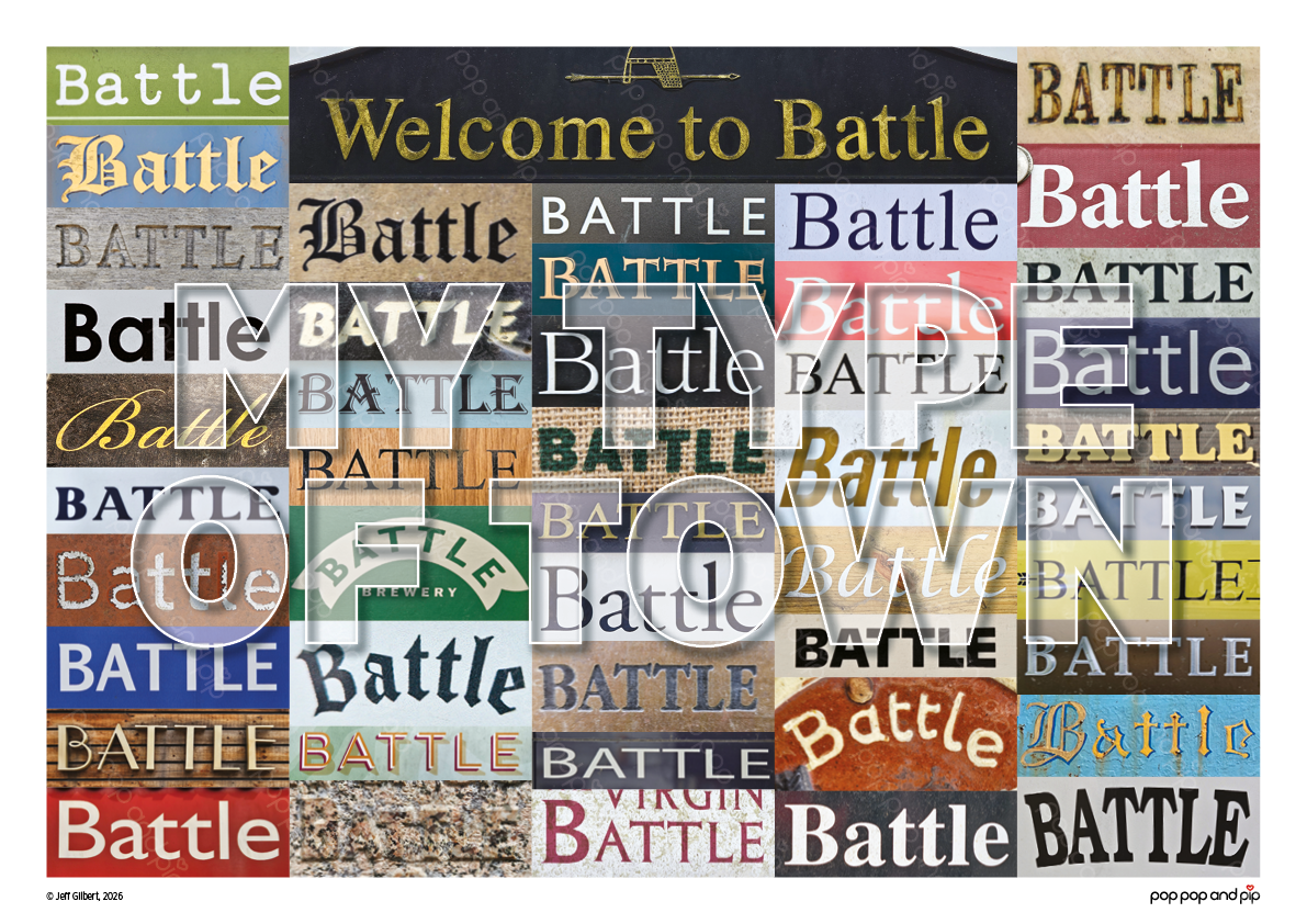 Battle - My Type of Town Poster